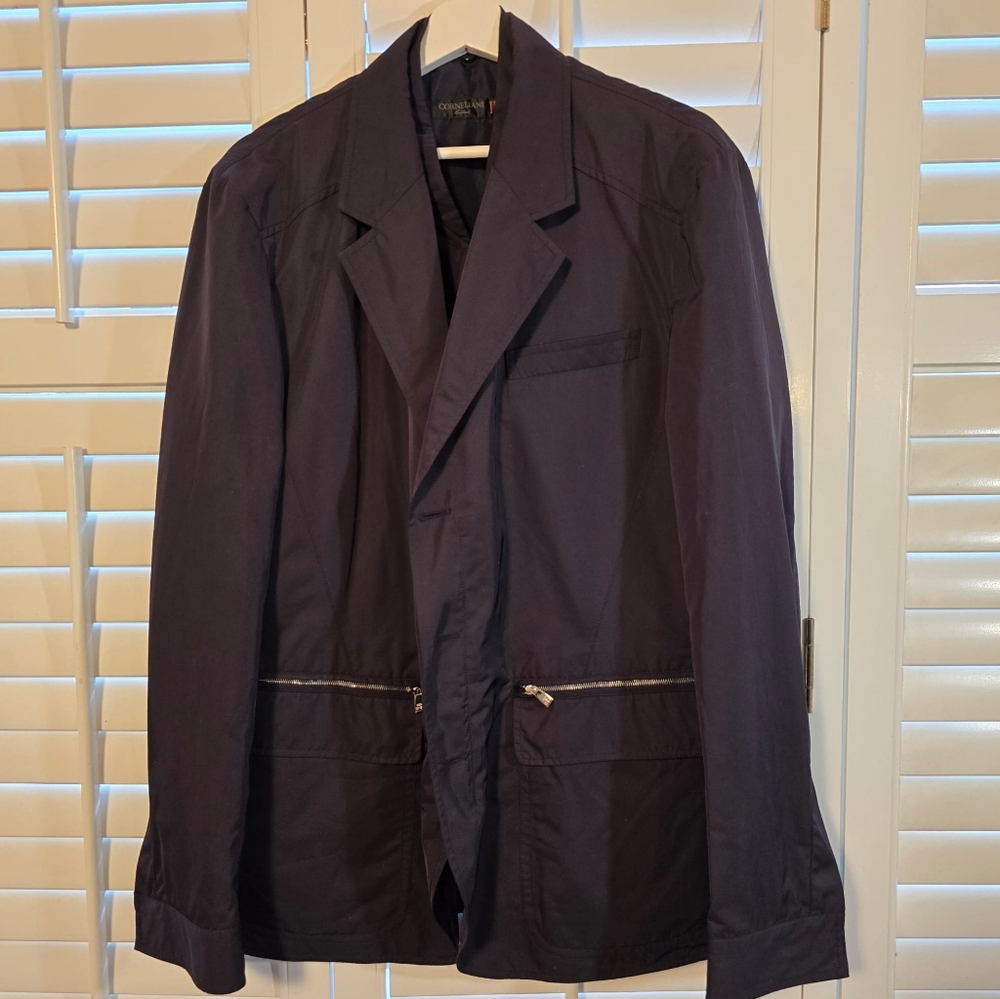 Corneliani Men's Light Jacket With Detachable Vest